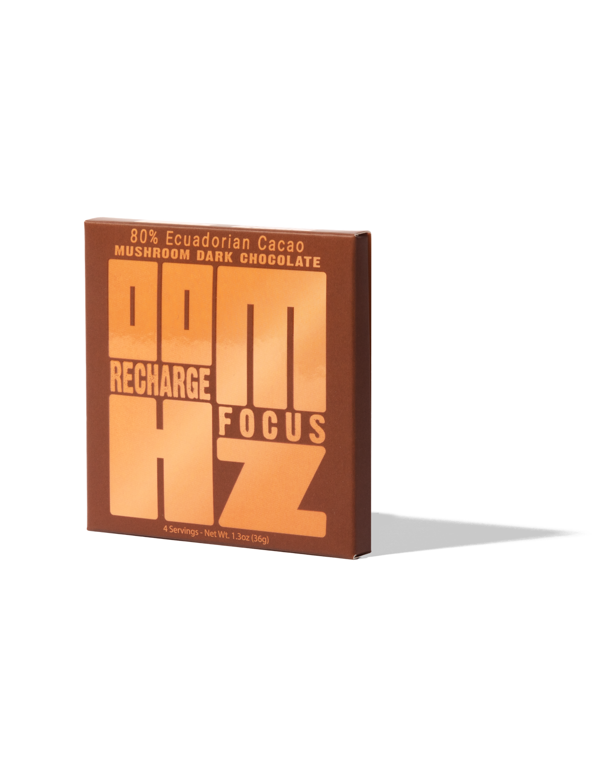 Recharge mushroom chocolate package